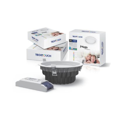 204842  Intego Pro Round Large 29W 4000K IP42 Cut-Out 200mm